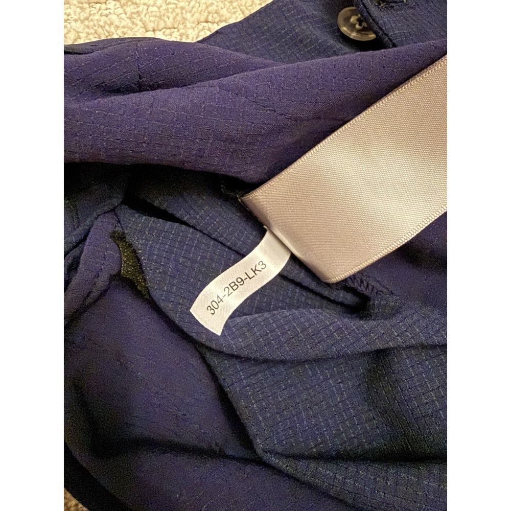 KJUS Blue Tailored Fit Regular Stretch Zip Fly Men Trade Wind Pants W35 L32 - Picture 8 of 8